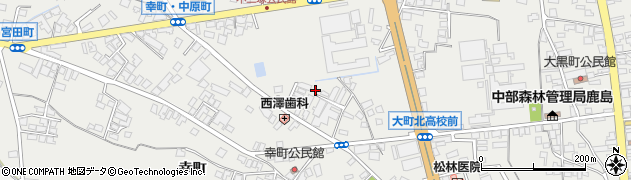 長野県大町市大町4664周辺の地図