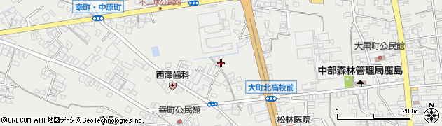 長野県大町市大町4531周辺の地図