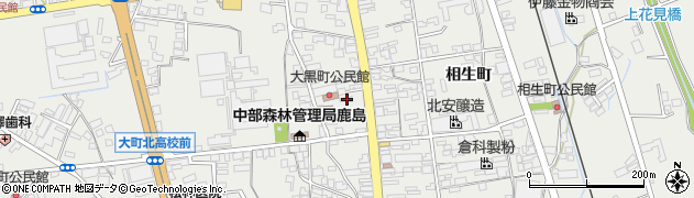 長野県大町市大町大黒町2202周辺の地図