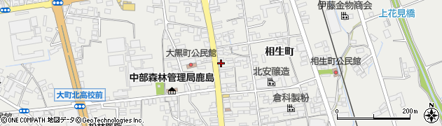 長野県大町市大町大黒町2265周辺の地図