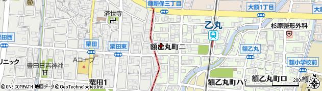 石川県金沢市額乙丸町ニ155周辺の地図