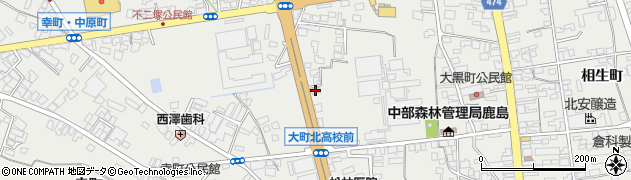 長野県大町市大町大黒町4329周辺の地図