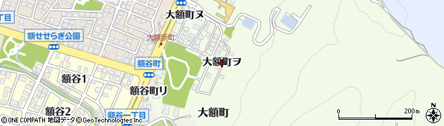 石川県金沢市大額町（ヲ）周辺の地図