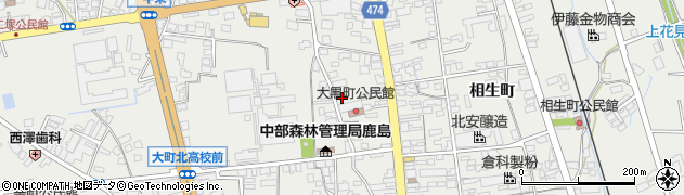 長野県大町市大町2197周辺の地図