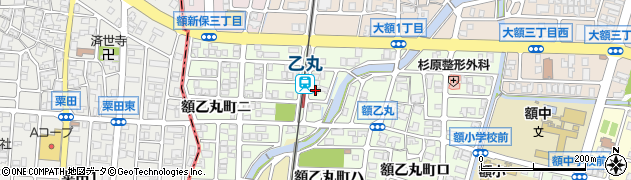 石川県金沢市額乙丸町ハ132周辺の地図