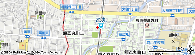 石川県金沢市額乙丸町ニ220周辺の地図