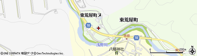 石川県金沢市東荒屋町（ヌ）周辺の地図