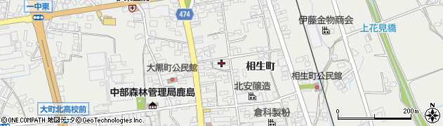 長野県大町市大町2322周辺の地図