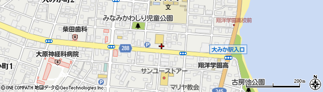 筑波銀行大みか駅前支店 ＡＴＭ周辺の地図