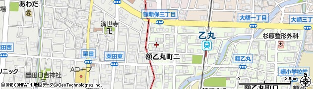 石川県金沢市額乙丸町ニ133周辺の地図