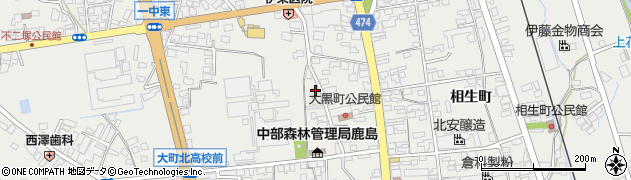 長野県大町市大町4391周辺の地図