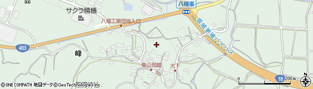長野県千曲市八幡峰周辺の地図