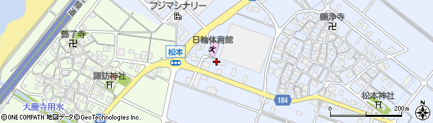 石川県白山市松本町877周辺の地図