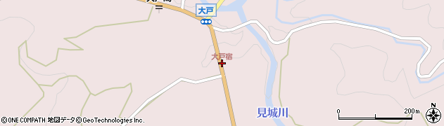 大戸宿周辺の地図