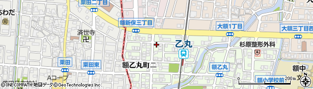 石川県金沢市額乙丸町ニ179周辺の地図