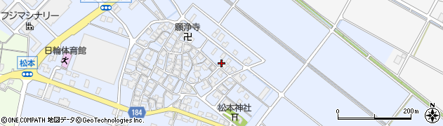 石川県白山市松本町72周辺の地図