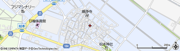 石川県白山市松本町82周辺の地図
