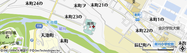 石川県金沢市末町（２３の）周辺の地図