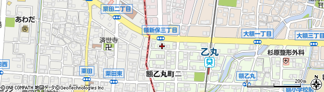石川県金沢市額乙丸町ニ119周辺の地図