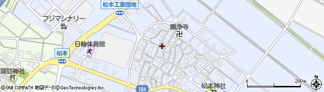 石川県白山市松本町108周辺の地図