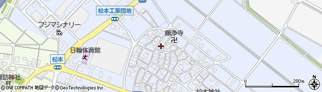石川県白山市松本町116周辺の地図
