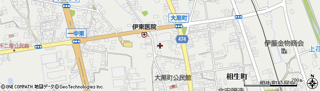 長野県大町市大町大黒町2179周辺の地図