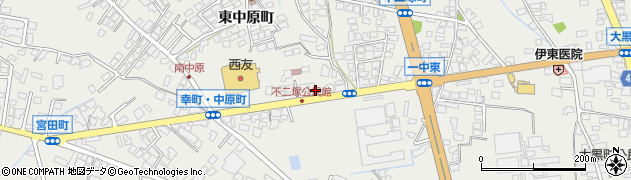 長野県大町市大町不二塚町周辺の地図