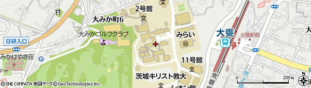 茨城キリスト教学園高等学校周辺の地図