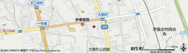 長野県大町市大町2176周辺の地図