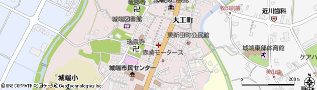 富山県南砺市城端821周辺の地図