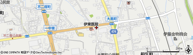 長野県大町市大町2172周辺の地図