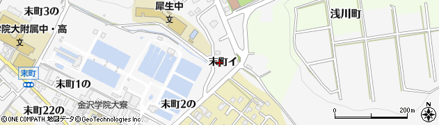 石川県金沢市末町イ周辺の地図