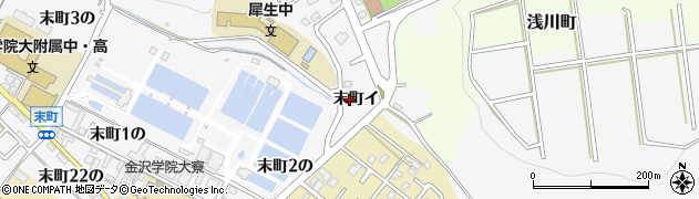 石川県金沢市末町（イ）周辺の地図