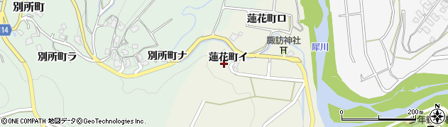 石川県金沢市蓮花町（イ）周辺の地図