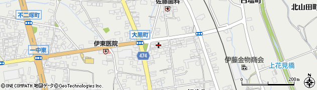 長野県大町市大町大黒町1504周辺の地図
