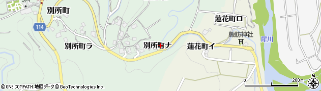 石川県金沢市別所町ナ周辺の地図