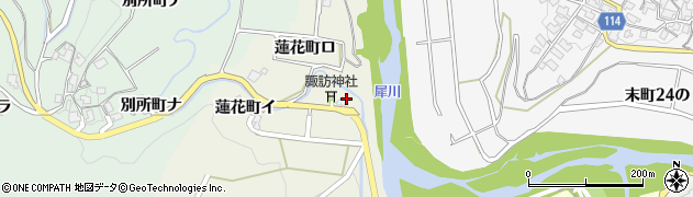 石川県金沢市蓮花町ヌ周辺の地図
