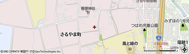 栃木県宇都宮市さるやま町周辺の地図