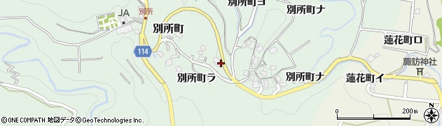 石川県金沢市別所町（オ）周辺の地図