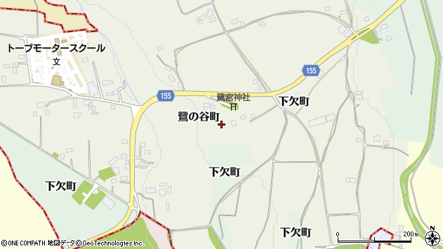 〒320-0854 栃木県宇都宮市鷺の谷町の地図