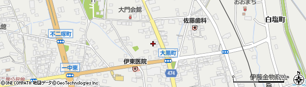 長野県大町市大町1521周辺の地図