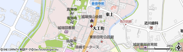富山県南砺市城端582周辺の地図