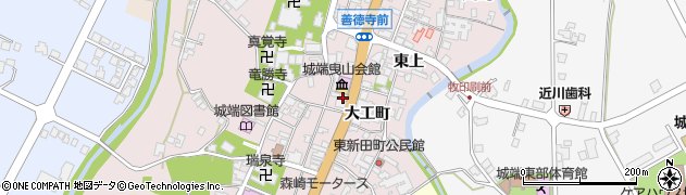 富山県南砺市城端581周辺の地図