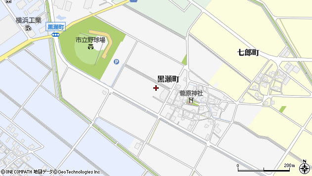 〒924-0064 石川県白山市黒瀬町の地図