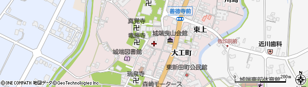 富山県南砺市城端455周辺の地図