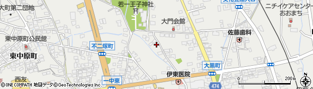 長野県大町市大町2156周辺の地図