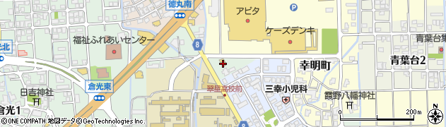ファミリーマート白山三浦町店周辺の地図