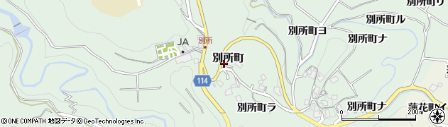 石川県金沢市別所町（子）周辺の地図