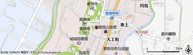 富山県南砺市城端445周辺の地図