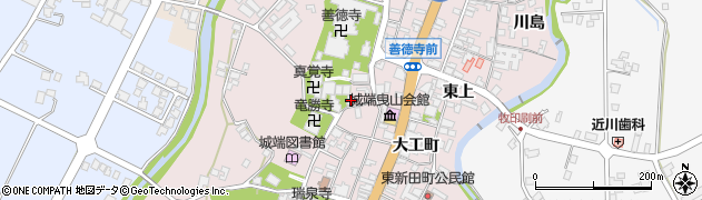 富山県南砺市城端447周辺の地図